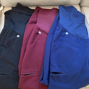 FIGS size XL maternity scrub jogger pants.